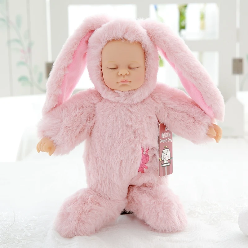 

Baby Plush Doll Rabbit Ear Kids Toy Stuffed Plush Children Playmate Birthday Gift for Kids Reborn Brinquedos Dolls