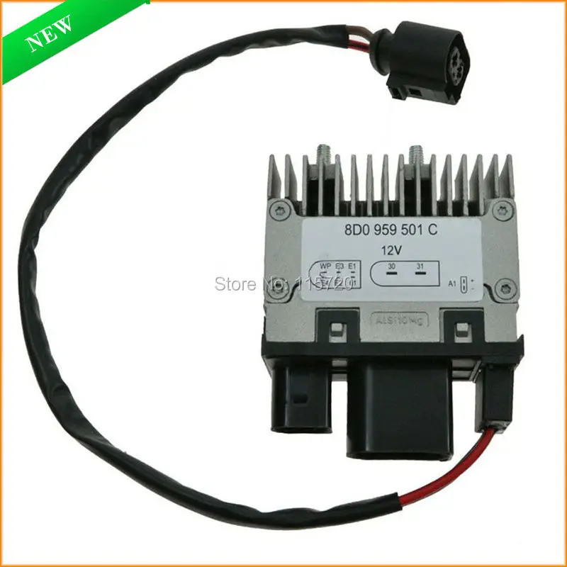 

Factory New 8D0959501C 8D0 95 9501 C 8D0 959 501C Radiator fan control unit forVW PASSAT 2.4 2.8 2.7T AUDI A4 B5 A6 C5 ALLROAD