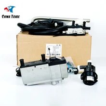 Free shipping Liquid Parking Heater 5KW 12V Gasoline similar to Eberspaecher ( not Eberspaecher ) heater water pump outside