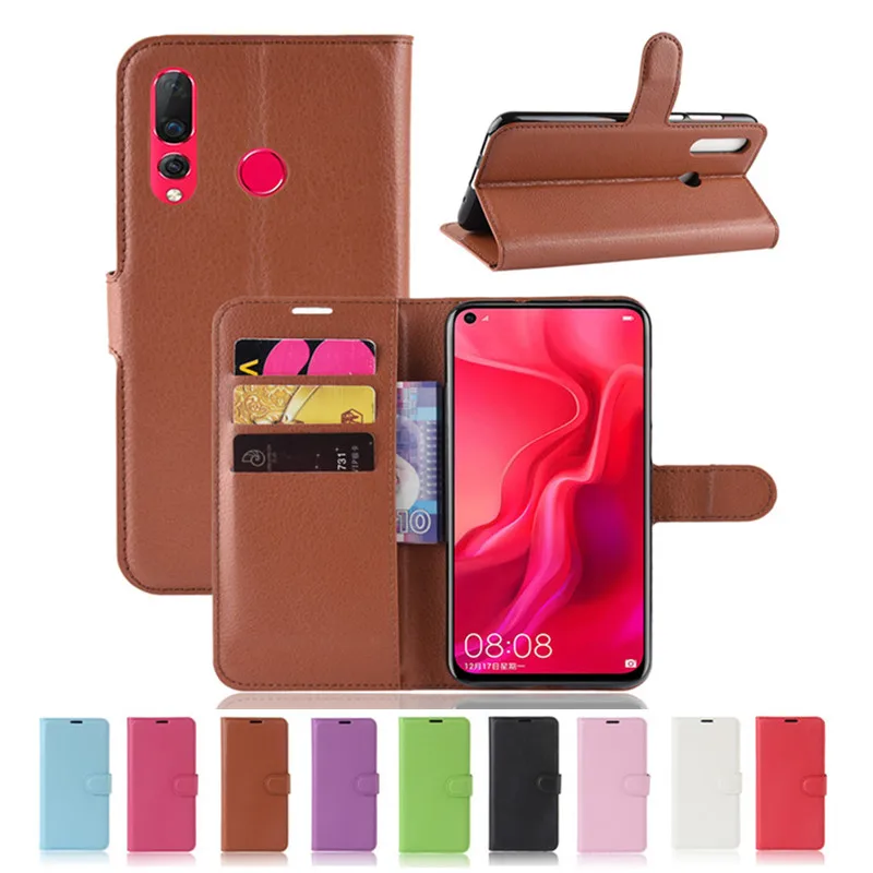 

XINGDUO For Huawei Nova 4 Case Cover 6.4 inch Wallet Luxury PU Leather Case for Huawei Nova 4 Flip Cover with Stand Card Slot