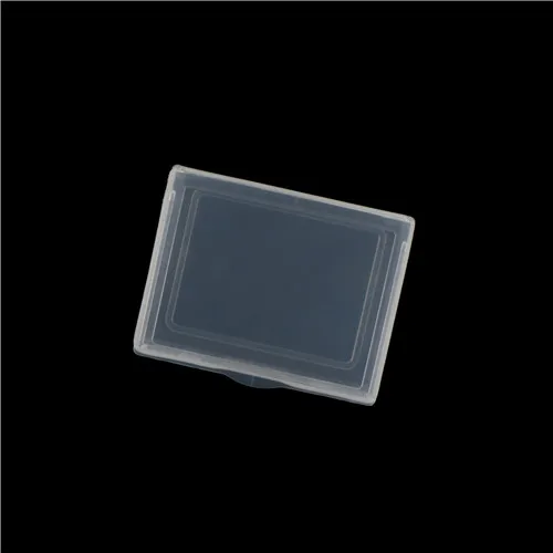 1pcs 5.5*4*2CM Transparent Plastic Name Card Jewelry Organizer Storage Box Case Mini Storage Box Portable Jewelry Organizer