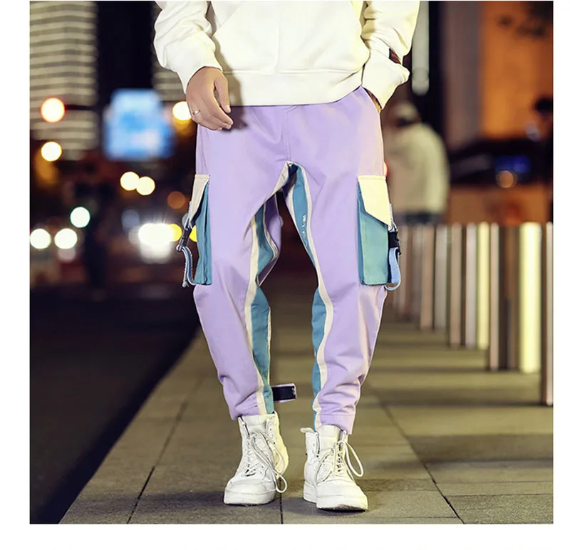 Cool Cargo Pants Men Casual Hip Hop Fashion  (16)
