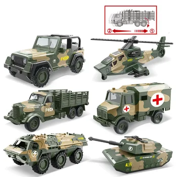 

Pull Back Launching Power Car Toy High Quality Simulation Model Toy Tank Series Alloy Car Children Gift Dropshipping012