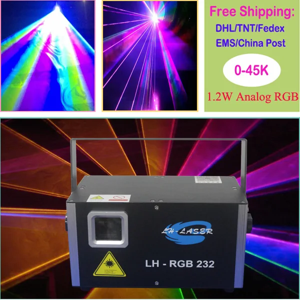 

Free Shipping Multi colors DMX512 ILDA Laser DJ Party Professional Stage Light