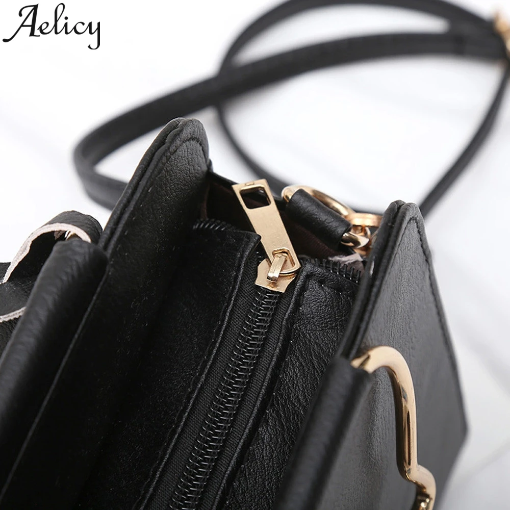 Aelicy 2019 أزياء النساء فتاة القط أرنب نمط الحيوان الكتف Crossbody حقيبة جلدية حقائب ساعي مموهة يد الإناث