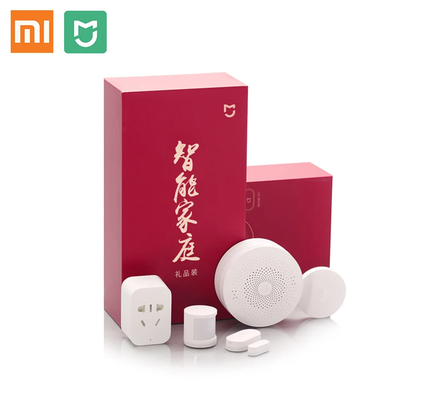 

Original Xiaomi Mijia Smart Home Kits Gateway Version Door Window Sensor Human Body Sensor Wireless Switch Smart Plug Zigbee