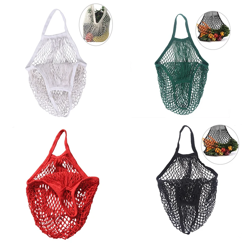 Модная сумка для покупок женская дизайнерская сумка Сумка-тоут Складная многоразовая хозяйственная продуктовая сумка пляжная сумка из сетки(красный