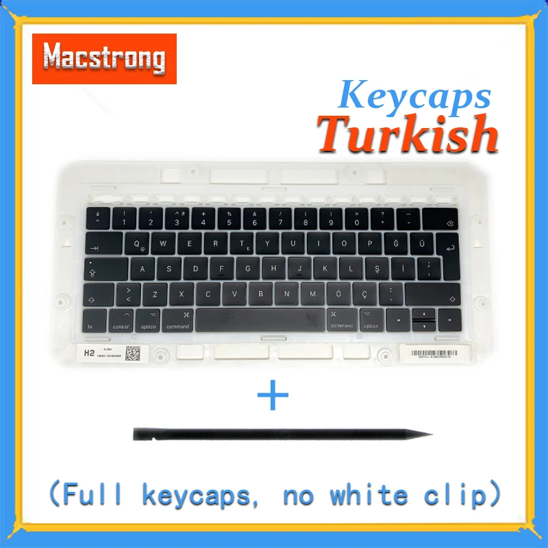 

Original A1706/A1707/A1708 Turkish Keycaps For Macbook Pro/Air Retina 13" 15" A1932/A1990/A1989 TR Keys Replacement Keyboard