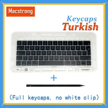 Original A1706 A1707 A1708 Turkish Keycaps For font b Macbook b font Pro Air Retina 13