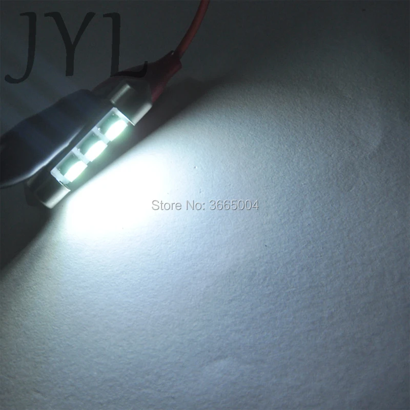 2 шт Белый 3 5050 SMD 1 73 &quot43 мм 44 гирлянда светодиодный лампы внутренняя карта