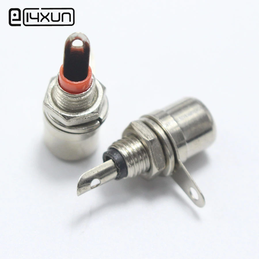 4pcs Rca Gold Plated Speaker Terminal Binding Post Rca Female Chassis