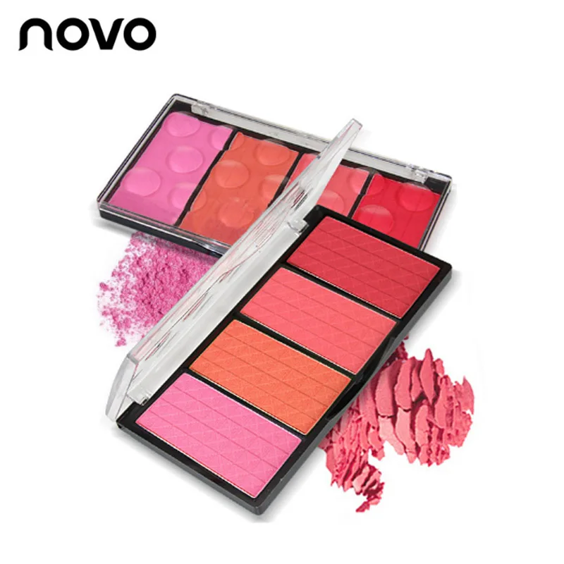 

NOVO Brand 4 color Three-dimensional High light shadow Repair powder Blush combination Face silhouette modified powder