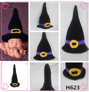 

Black neonatal outcomes witches' hats Halloween party dressed up hat show girl photography props