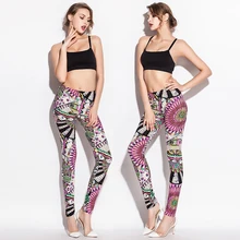 

Fashion Cotton Elastic Digital Printing Leggings Slim Comfortable Pencil Pants Women's Leggings Pants