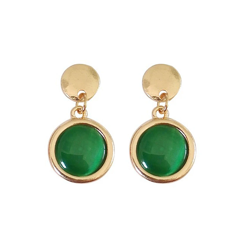 

Vintage Clip Earring Statement Simulated Lime Green Crystal Clip Earrings No Pierced Ear Hole Elegant Pendents For Wedding Party