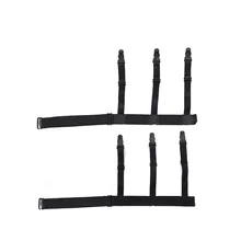 1 пара зажим для рубашки Нескользящая защита от морщин унисекс эластичность Регулируемый Эластичный Нескользящий ремень практичная фиксация