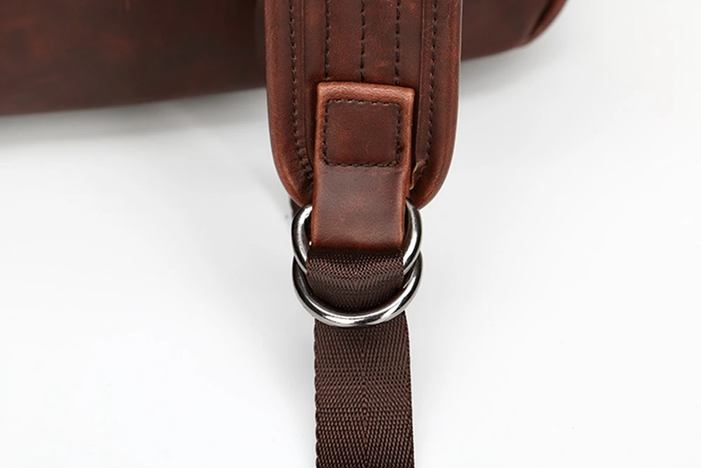 Модный ретро рюкзак Простой деловой мужской женский pu кожаный рюкзак для ноутбука Повседневный Рюкзак-черный и коричневый