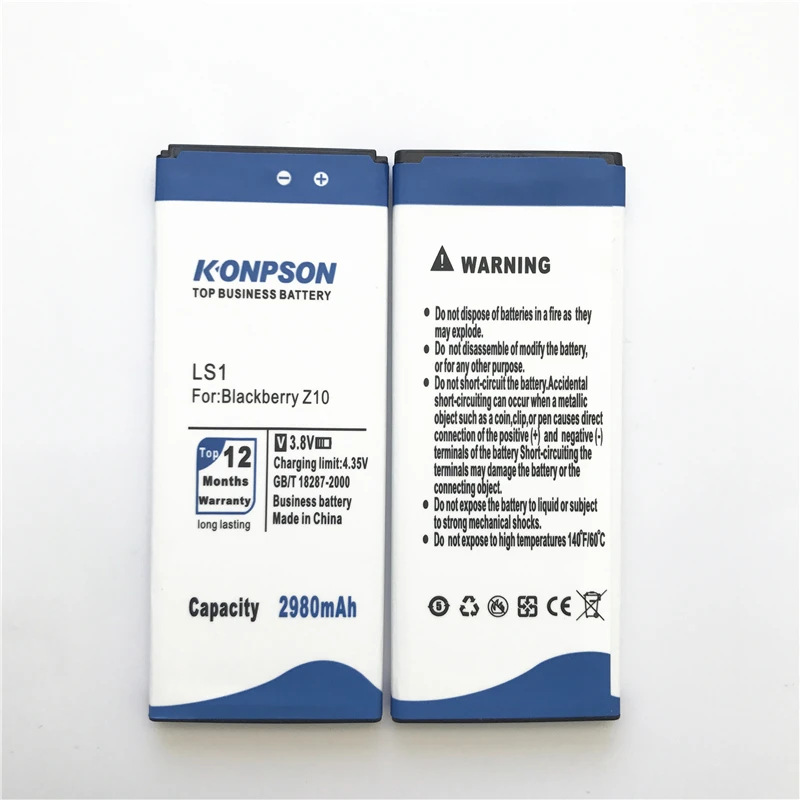 Аккумулятор LOSONCOER для Blackberry Z10 100% оригинальный аккумулятор высокого качества 2980