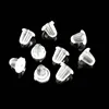 5mm 100pcs Clear Soft Silicone Rubber Earring Backs Safety Round Stopper High Quality Jewelry Accessories DIY Parts Ear Plugging ► Photo 2/6