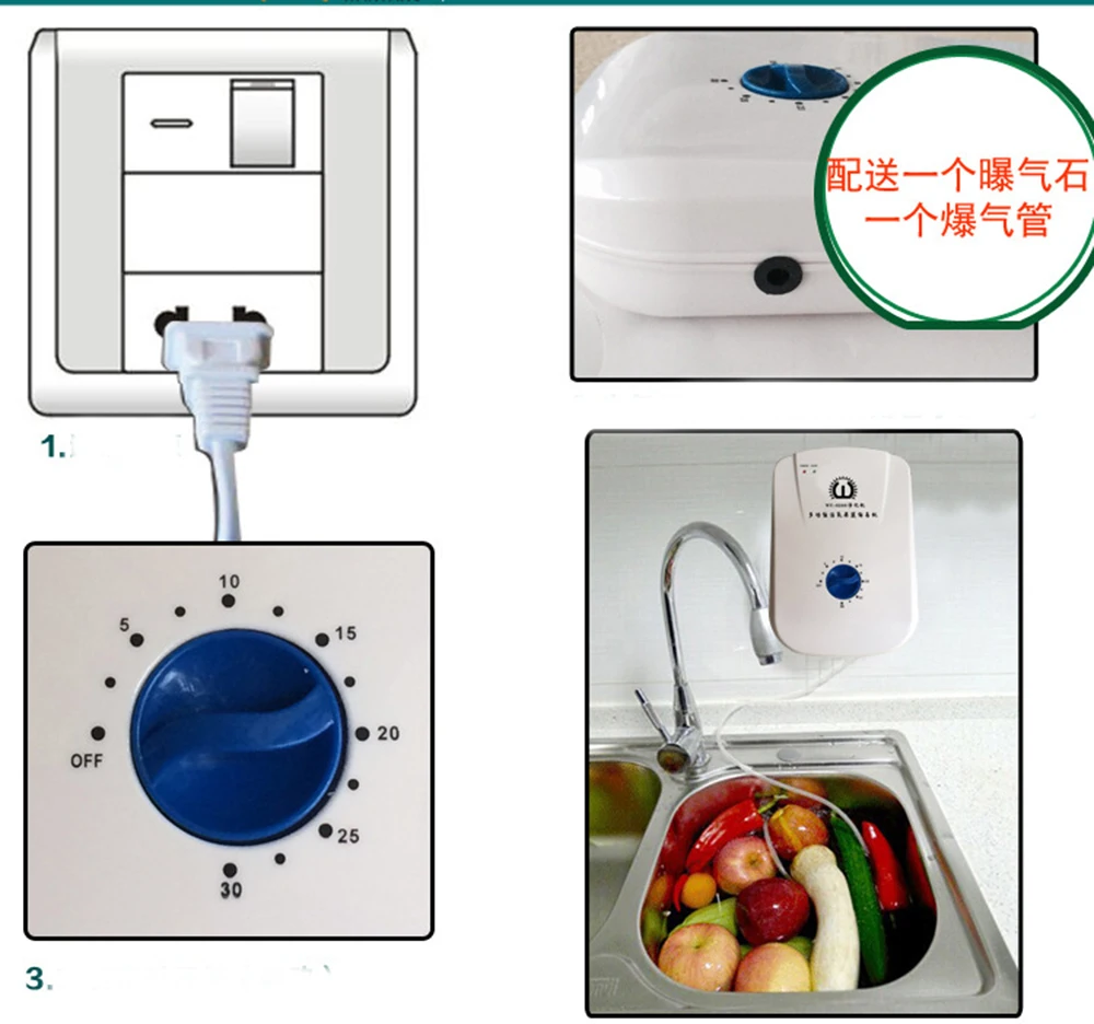 Озоновый генератор очиститель воздуха масло растительное мясо свежего воздуха очиститель очистки воздуха воды бытовой