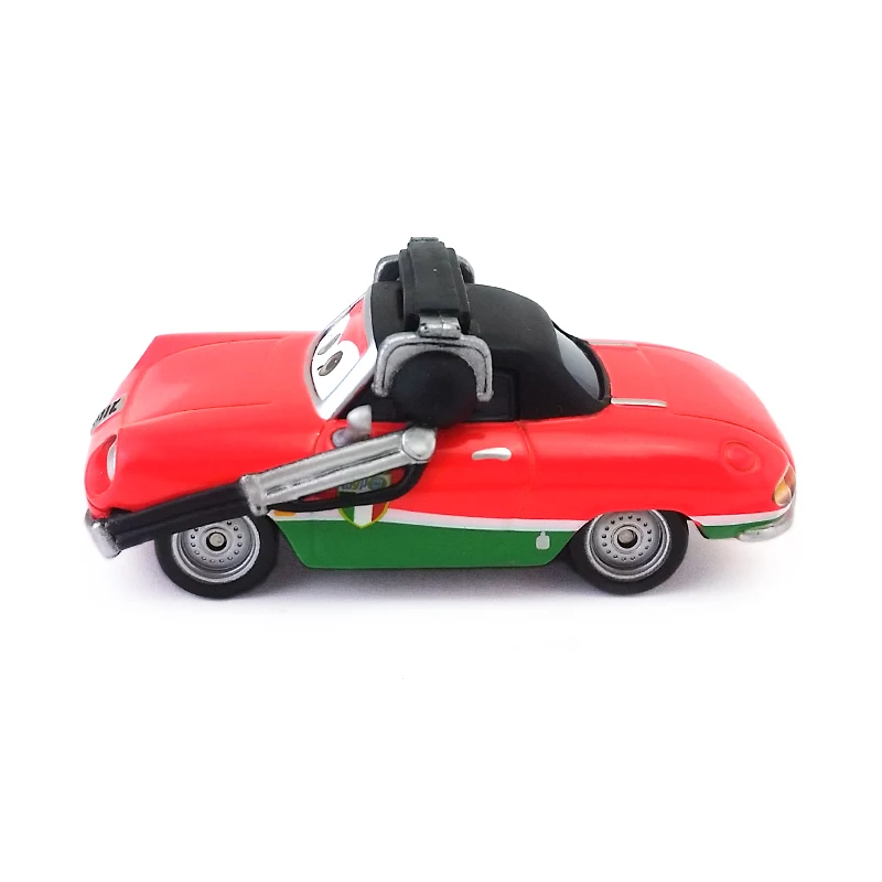 Disney Pixar Cars игрушечный автомобиль Франческо шеф повар guisppe Motorsosi литой металл 1:55