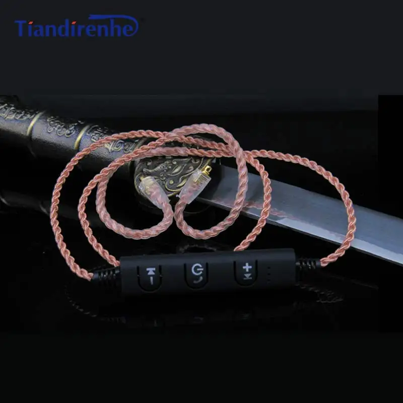 APT X MMCX Bluetooth Сменный кабель для Shure SE215 SE535 SE846 Sennheiser ie80 ie8I IE8 наушников TF10 TF15 кабели