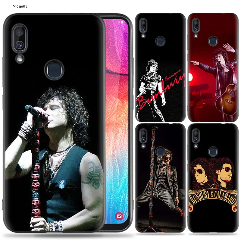

Silicone Case for Samsung Galaxy A30 A50 A10 A20 A70 A40 M10 M20 M30 A6 A8 J4 J6 J8 Plus A7 A9 2018 Bunbury Rock Singer