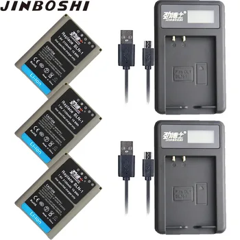 

3Pcs BLN-1 BLN1 BLN 1 2100mAh Rechargeable Batteries +2X USB Battery Charger Kit With LCD Display Indication For Camera Battery