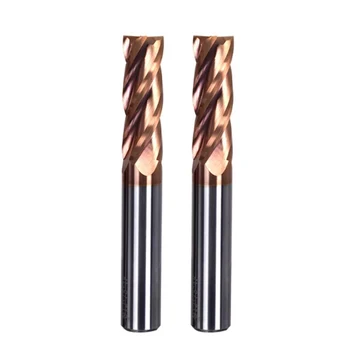 

LIVTER 55 degree GOC tungsten steel end mill hard alloy CNC flat bottom knife CNC metal milling cutter mold 4 sides