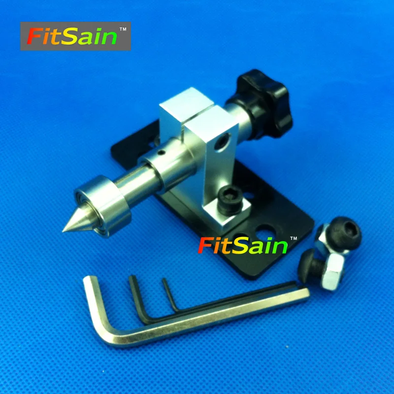FitSain-регулируемый прецизионный живой центр для токарного станка с ЧПУ вращающийся центр DIY Аксессуары для мини токарного станка