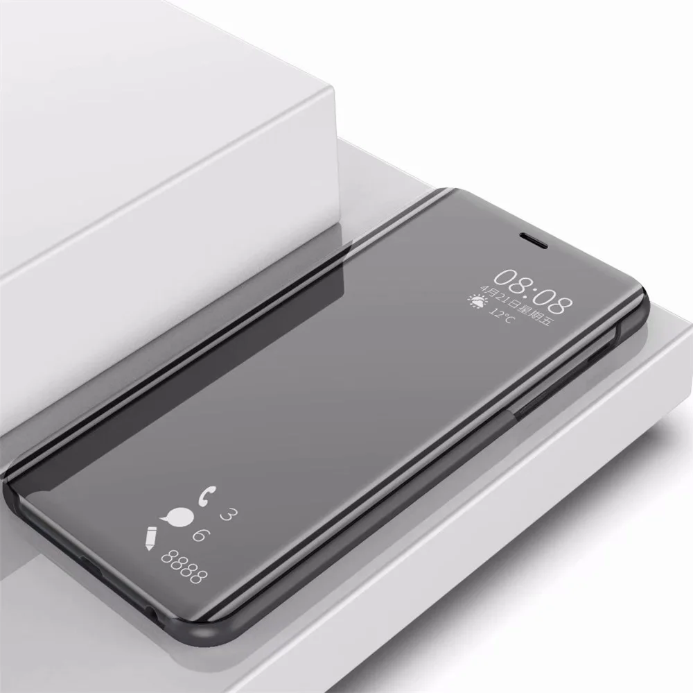Зеркало Смарт флип чехол Подставка для samsung Galaxy note 9 8 5 J3 J4 J5 J6 J7 J8 J2 Pro премьер Max