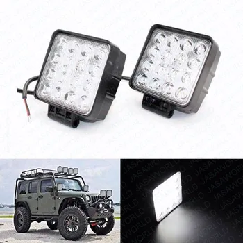 

2x 4.5inch 16x3W 48W Auto LED Spot Work Light Bar Offroad Worklights Car Lighting for Truck Motorcycle Vehicle Boat SUV Driving