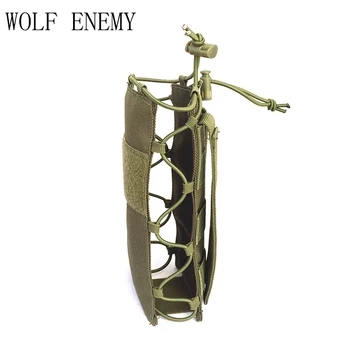 

Tactical Molle Water Bottle Pouch 1000D Nylon Military Canteen Cover Holster Outdoor Travel Kettle Bag 0.5L-2L