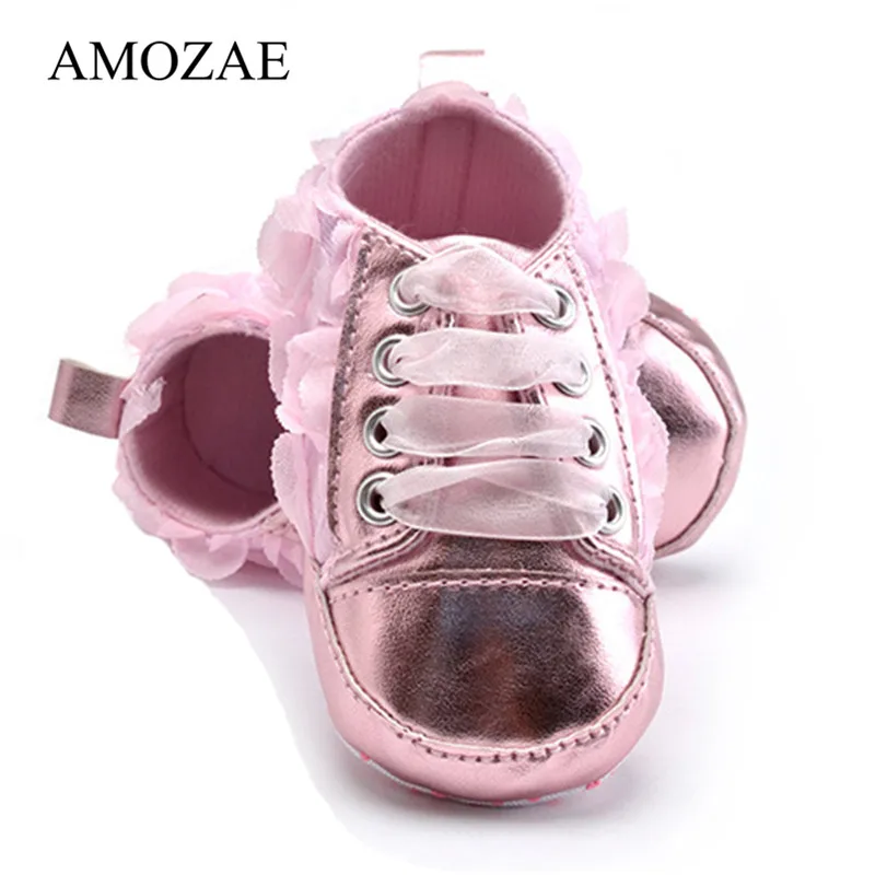 

New Baby Shoes For Newborn Baby Girl Flower First Walker Soft Sole Infant Toddler Baby Kids Princess Shoes For Dropshipping