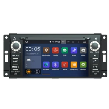 

Quad Core Android 9.0 Fit JEEP COMMANDER , WRANGLER 2009 2010 -2012 2013-2015 Car DVD Player GPS Radio Navigation multimedia DVD