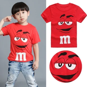

Short Sleeve Candy Silly Character Chocolate Tees T shirt Top For Toddler Boy