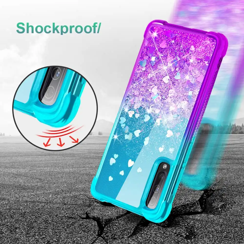 Cfrau Diamond Clear Case with Black Stylus for Samsung Galaxy A20//A30,Luxury Dazzling Bling Glitter Soft Bumper Cover with Crystal Ring Kickstand for Samsung Galaxy A20//A30,Gold