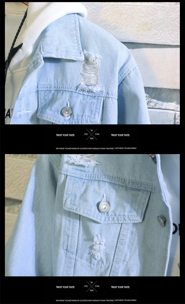 New 2019 men jeans jacket mens Bomber Jackets Men hip hop Man Vintage Denim Jacket coat Streetwear Chaqueta Hombre  S XL XXL