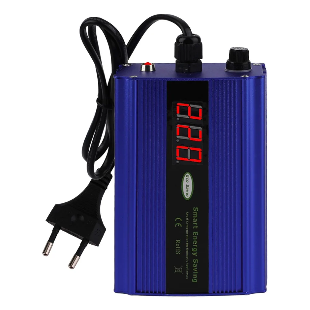 

30KW/50KW Digital Voltage Power Saving Single Display Energy Box EU BS AU Plug In Type Smart Electricity Saver For Home Office