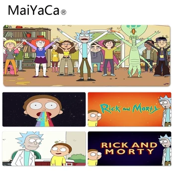 

MaiYaCa Computer Lock Edge Mouse Mat Rick and Morty Durable Rubber Mouse Mat Pad Size for 40x90CM Speed Version Gaming Mousepads