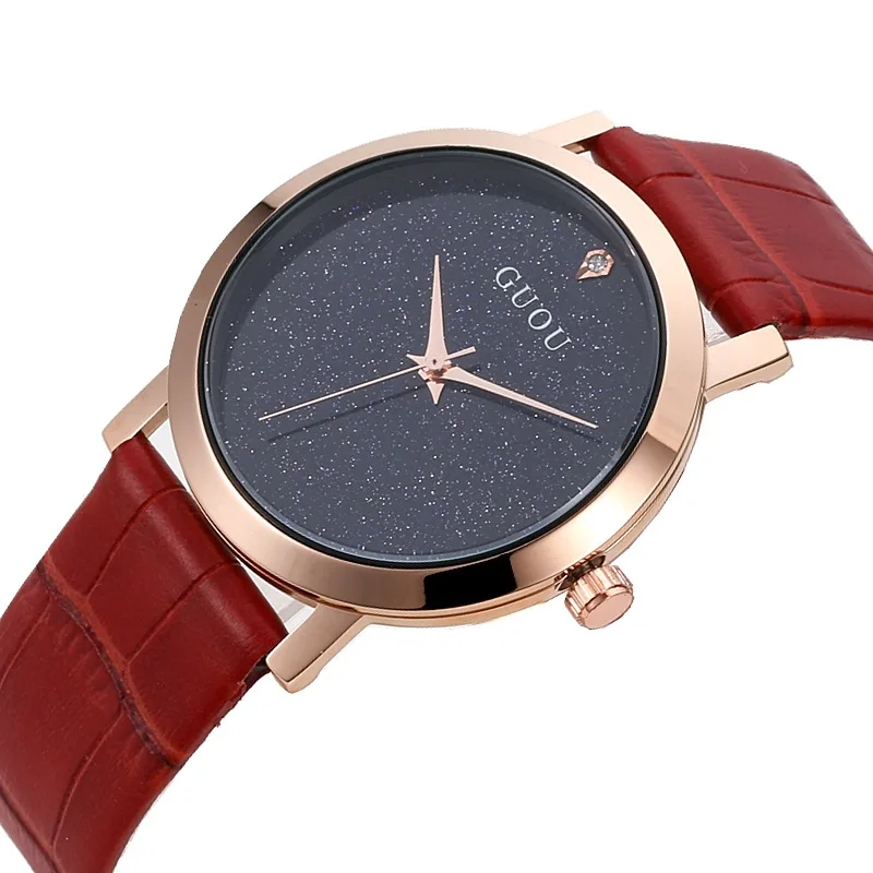 

GUOU Fashion Wrist Watch Women Watches Ladies Luxury Brand Famous Quartz Watch Relogio Feminino Montre Femme