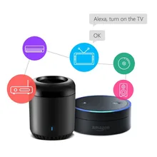 2019 New Broadlink RM Mini 3 Black Bean Wifi RM Mini3 Universal IR Smart Remote Controller Work With Amazon Alex Echo