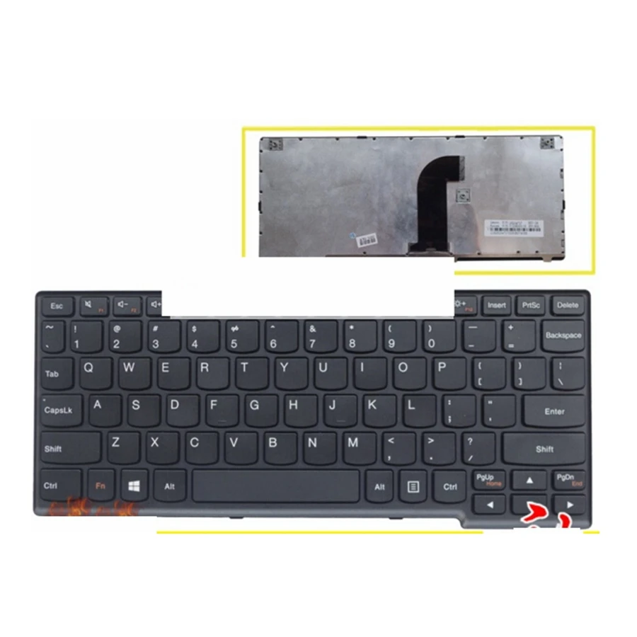 

Английская клавиатура для ноутбука Lenovo для IdeaPad Yoga 11 Yoga11 Ultrabook Yoga11-TTH US