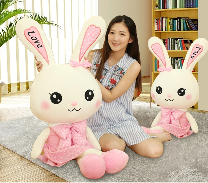 1 Valentine's Day Love Dress Rabbit Plush Dolls