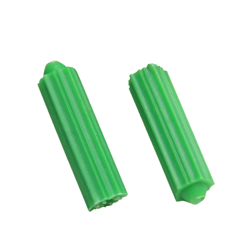 M6 M8 Green Masonry Screw Fixing Wall Anchor Plugs Wall Drywall Plastic