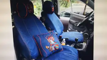 

customize denim canvas oxford car seat covers cushion set for Alfa Romeo Boxster Cayenne cayman Bentley Arnage Flying Spur GT