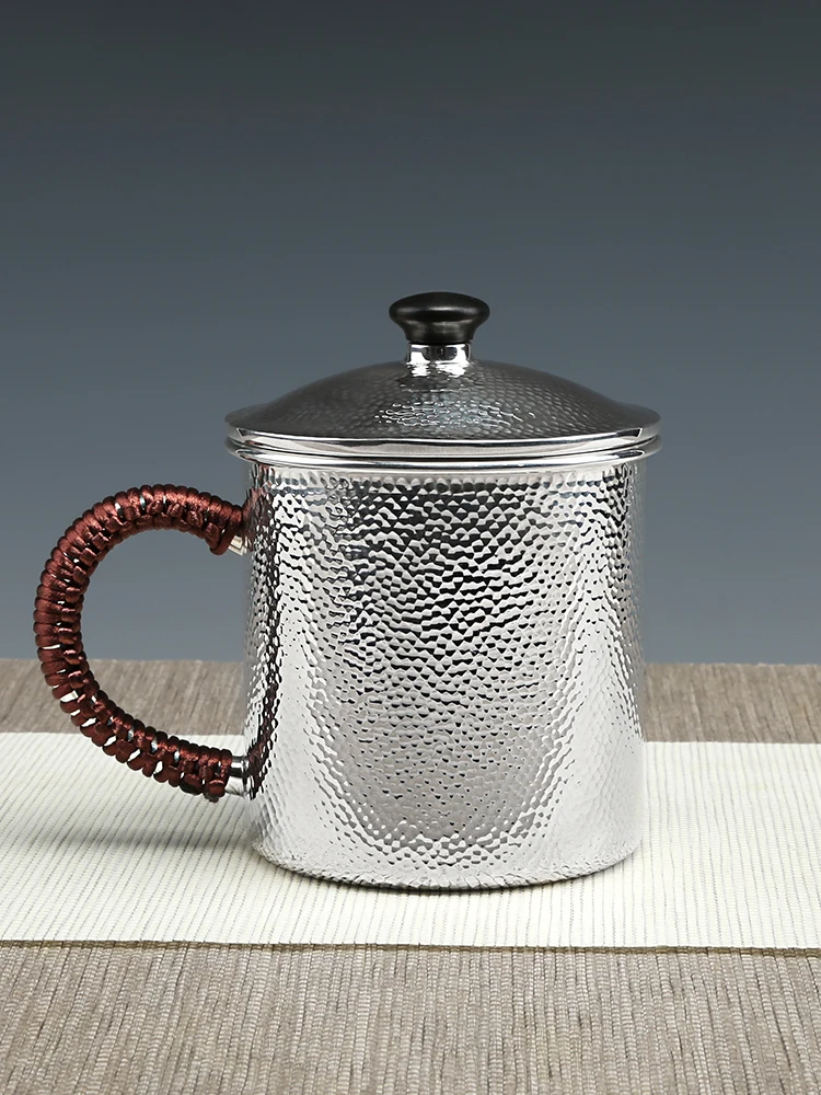 

S999 sterling silver tea cup coffee cup household kitchen accessories utility cup