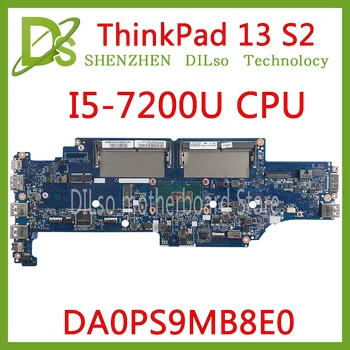 

KEFU DA0PS9MB8E0 Laptop motherboard for Lenovo ThinkPad 13 S2 Laptop Motherboard I5-7200U CPU original tested
