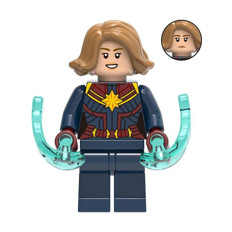 Single Sale Super Heroes Action Figures Captain Marvel Starforce Building Blocks Set Bricks Legoed Minifigured Children Kid Toys