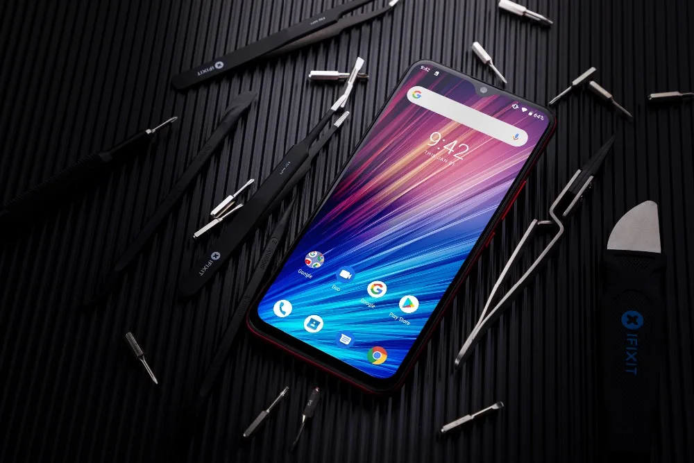 UMIDIGI F1 Play Android 9,0 телефон 6," FHD+ 6 ГБ 64 Гб Helio P60 Быстрая зарядка NFC двойной 4G 16 МП разблокировка отпечатков пальцев мобильный телефон